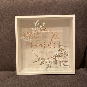 Cardbox for wedding or showers